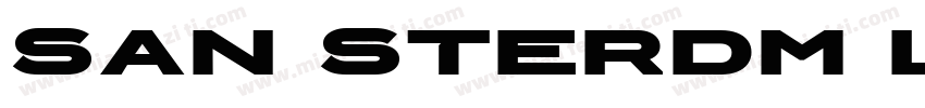 san sterdm lightscript字体转换